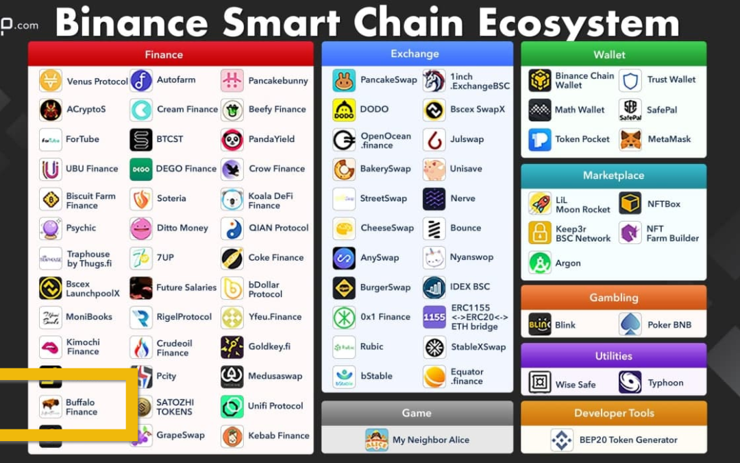 Buffalo Finance on the Binance Smart Chain Ecosystem Map